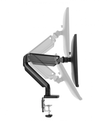 Twisted Minds Single Monitor Arm With USB - Black