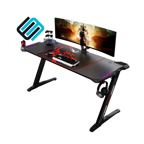 Eureka Ergonomic Z60 Gaming Desk 60'' Z Shaped Off...