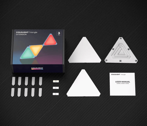 Cololight RGB Triangle Light Extension- 3 Pcs