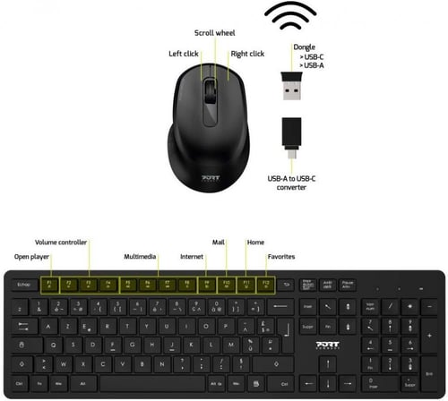 Port Designs Wireless Keyboard And Mouse