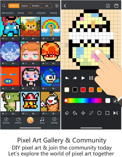 DIVOOM ACDIVDITPNK Divoom Ditoo Pixel Art