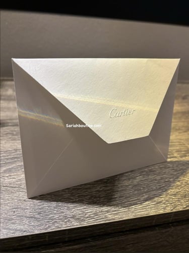 ظرف وكرت كارتييه الأصلي