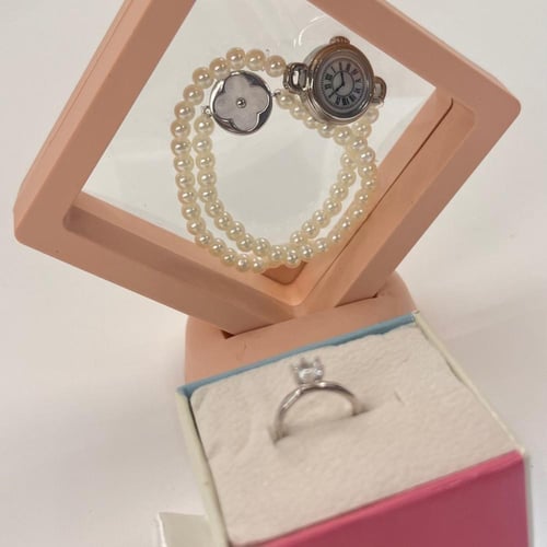 شكل ساعة لؤلؤ لاتعمل مع اسورة