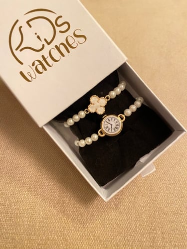 شكل ساعة لؤلؤ لاتعمل مع اسورة