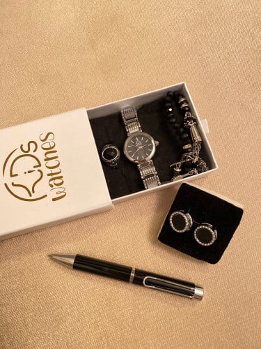 طقم دائري اسود