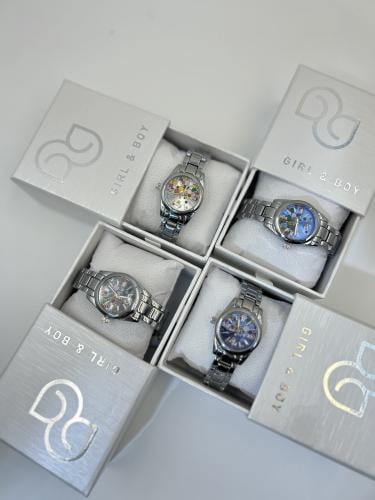 ساعة شبيهة رولكس ملونة