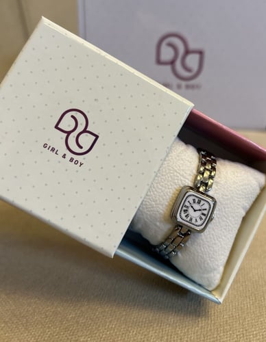 ساعة مربع زينة للأطفال لا تعمل