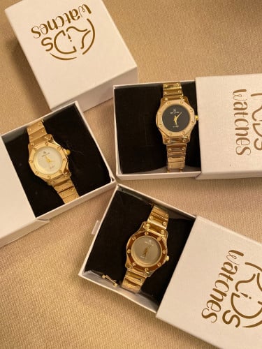 ساعة ادمر ذهبي