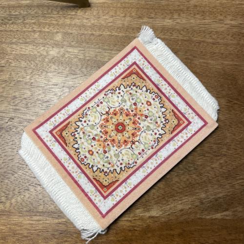 كوستر قهوة على شكل سجاد