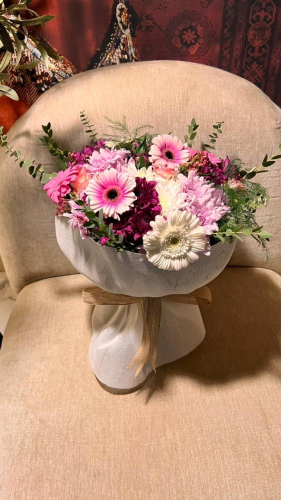 باقه ورد طبيعي بوكيه