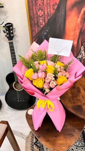 بوكيه ورد للولاده بيبي جيرل