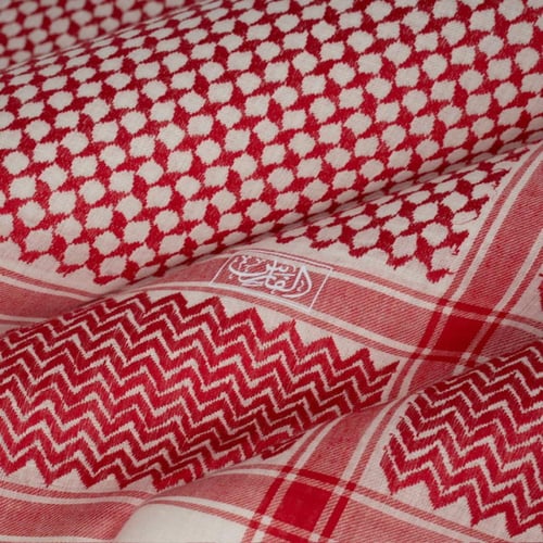 شال احمر الفارس شتوي