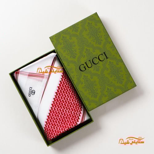 شماغ قوتشي المختلف موديل 2025 إنجليزي