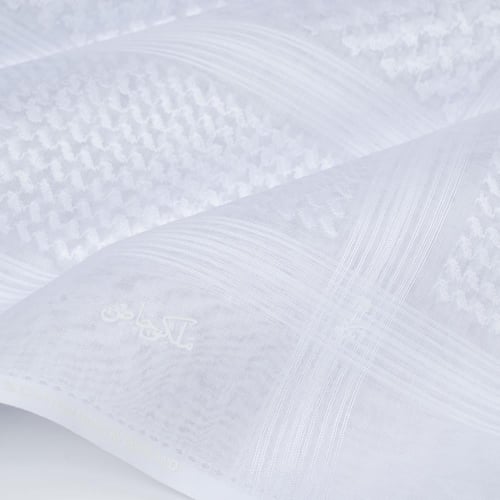 شماغ ملكي خاص ابيض 2026 ختم أبيض