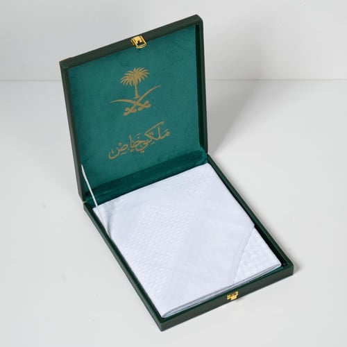 شماغ ملكي خاص ابيض 2026 ختم أبيض