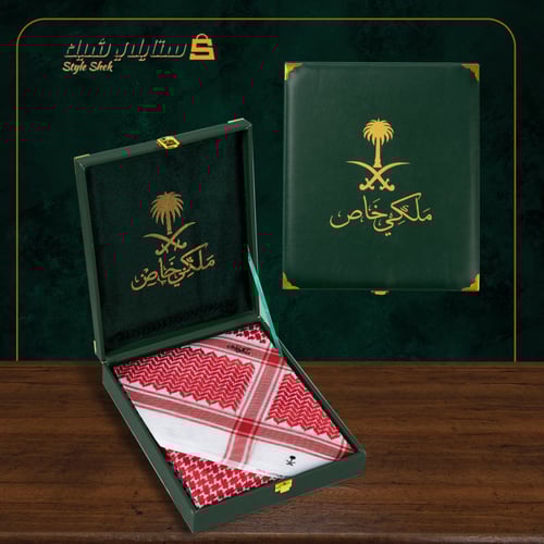 شماغ ملكي كلاسيك احمر دم الغزال