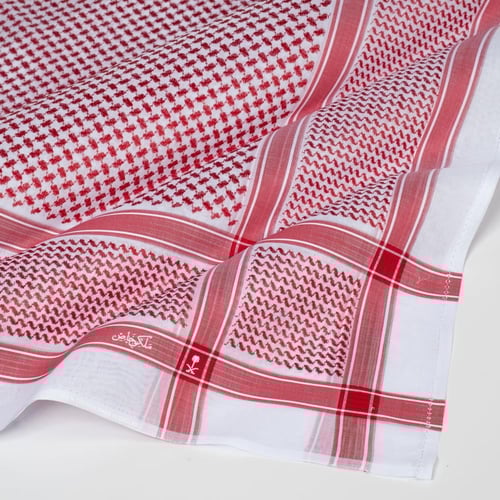 شماغ ملكي خاص التراث 2026 ختم أبيض