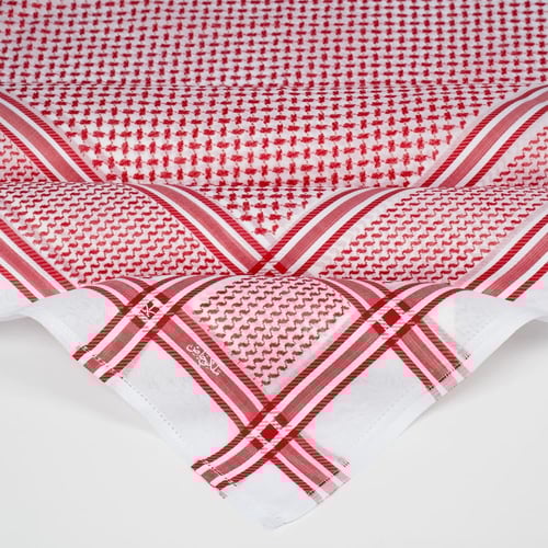 شماغ ملكي الخاص جولد 2026 ختم أبيض