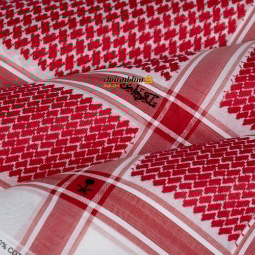 شماغ ملكي السمو احمر دم الغزال 2025