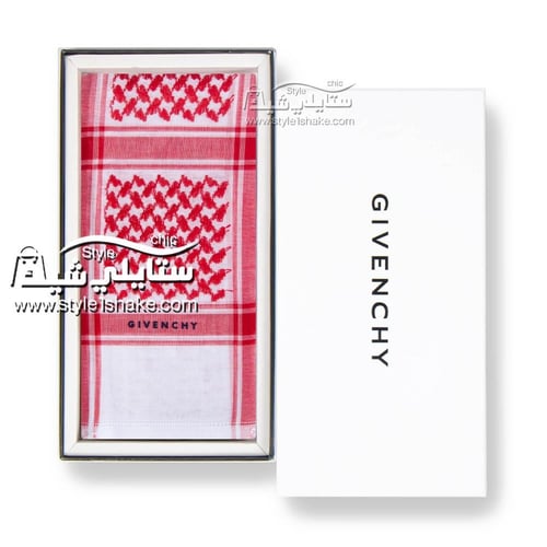 شماغ جيفنشي كلاسيك احمر 2024