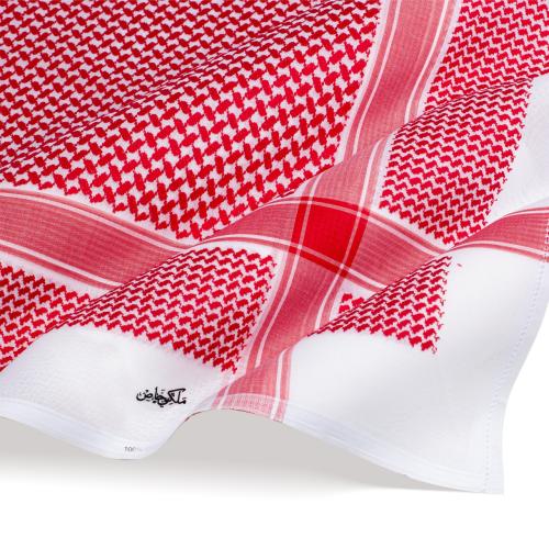 شماغ ملكي بريميوم احمر غامق