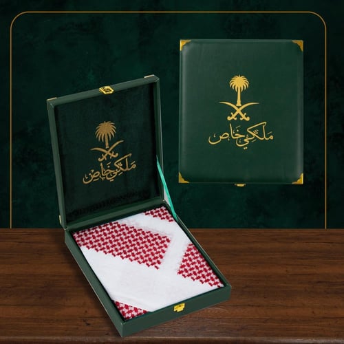 شماغ شماغ ملكي خاص شبابي ختم أبيض