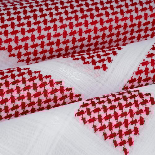 شماغ شماغ ملكي خاص شبابي ختم أبيض