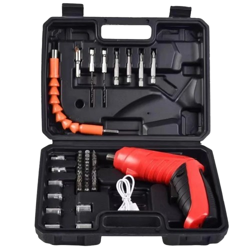 دريل لاسلكي الكتروني ذكي للفك والتركيب مزود بجميع...