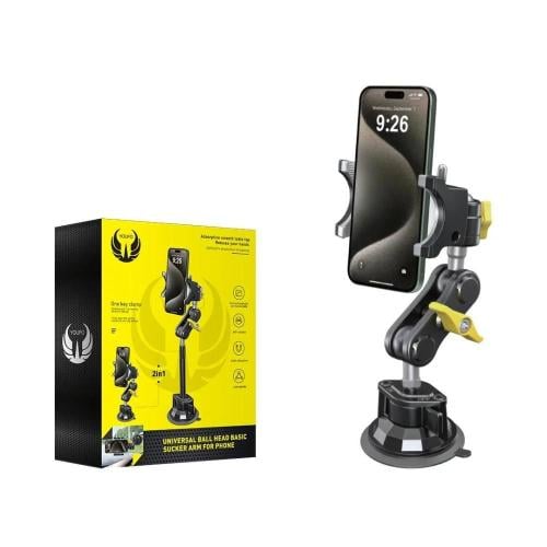 حامل جوال بذراع شفط كروي من ماركة Youfo، موديل Y48...