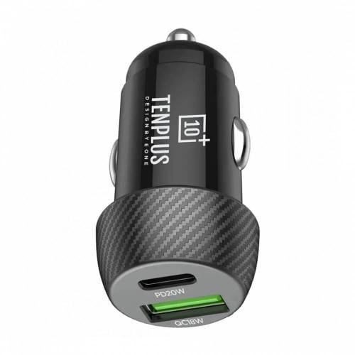 راس شاحن سيارة سريع بقوة 30W منفذ PD منفذ USB من T...