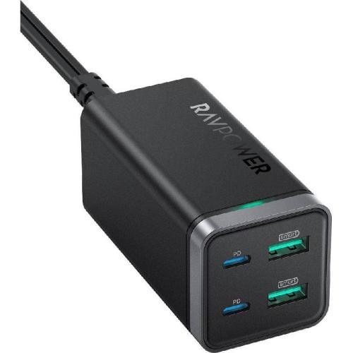منصة شحن سريعة منفذين PD منفذين USB من RAVPOWER