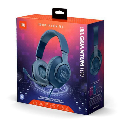 سماعة رأس للألعاب JBL Quantum 100 بمنفذ AUX - كحلي