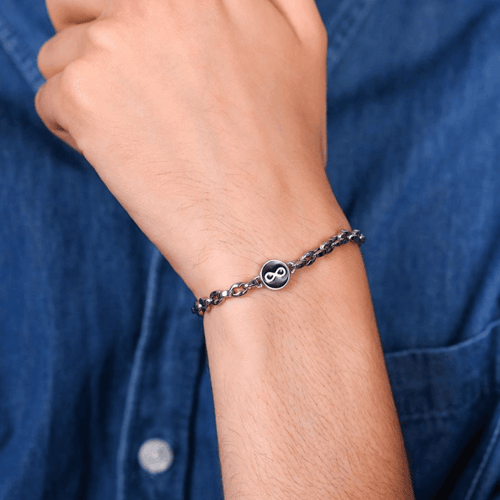 سوار انفنتي أسود