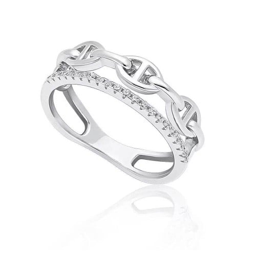 خاتم فضه ماركه GioiaPura