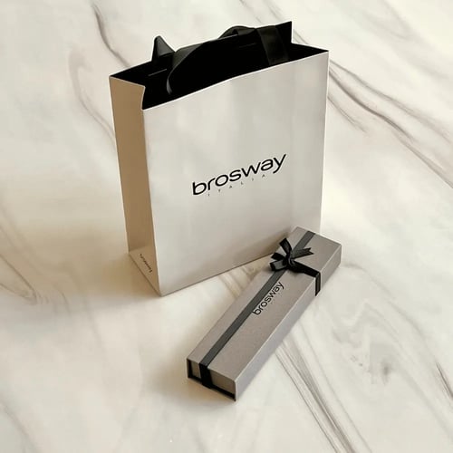 سوار رجالي ماركة بروسواي الإيطالية لون روثينيوم مط...