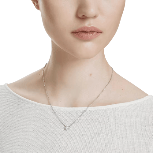 سلسال سواروفسكي فضي