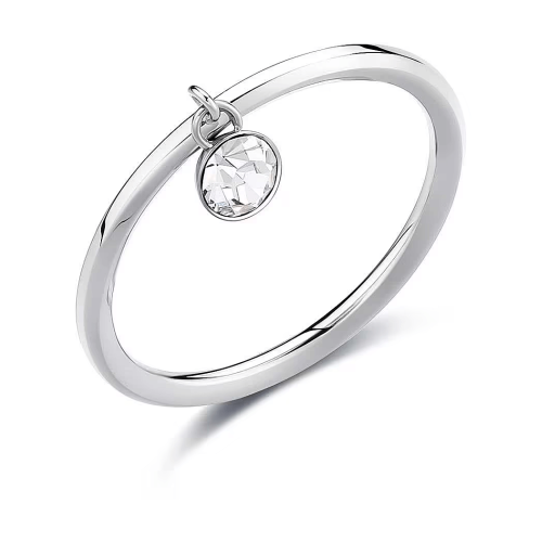 خاتم فضي بالكرستاله النازله ماركة Brosway