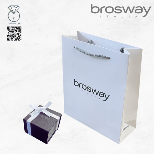 خاتم ذهبي بالزيركون ماركه Brosway