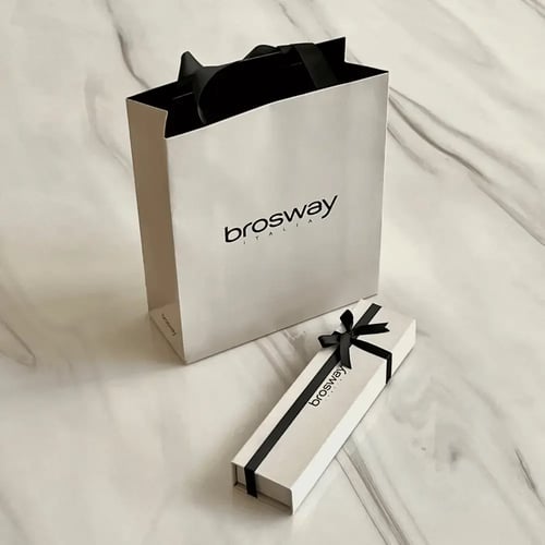 سوار نسائي ماركة بروسواي الإيطالية 16 كريستالة بيض...