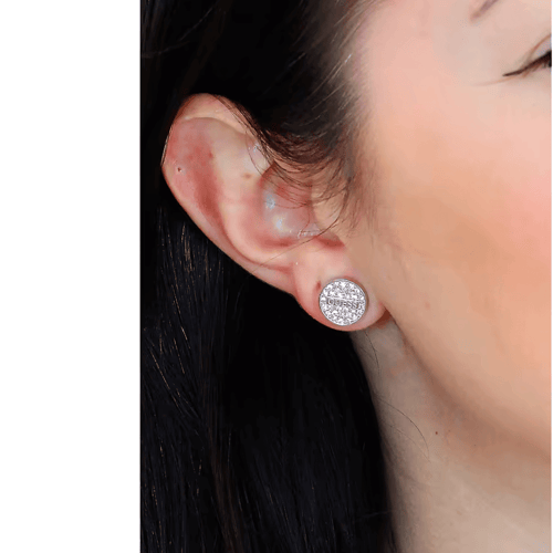 حلق فضي ماركة جيس