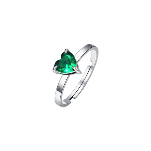 خاتم القلب الأخضر ماركة لوكا بارا