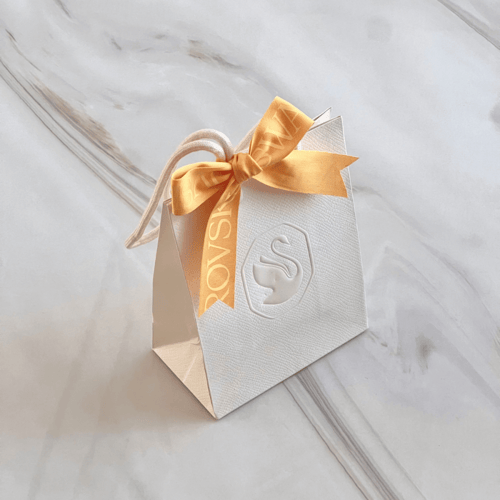 حلق سواروفسكي حجر شفاف