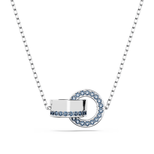 سلسال سواروفسكي بالكرستال الأزرق