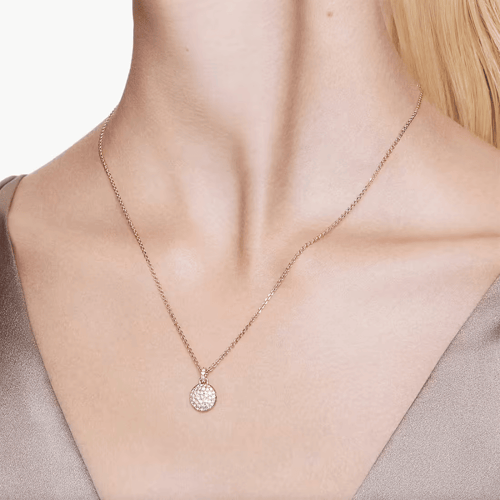 سلسال روز سواروفسكي بالكرستالات