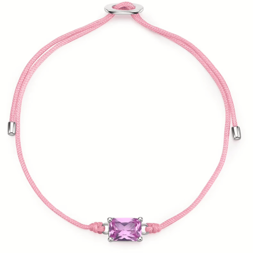 اسوارة الخيط الوردي بالحجر ماركة بروسواي