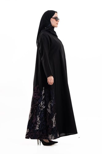 عباية لمي بتطريز خلف العباية