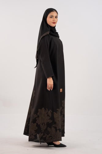 عباية ميون بقماش كتان كوري