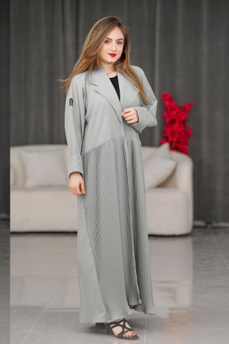 عباية تيفاني كلوش مع تدخيلات كسرات نص من الأمام