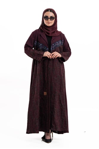 عباية رهف عنابي