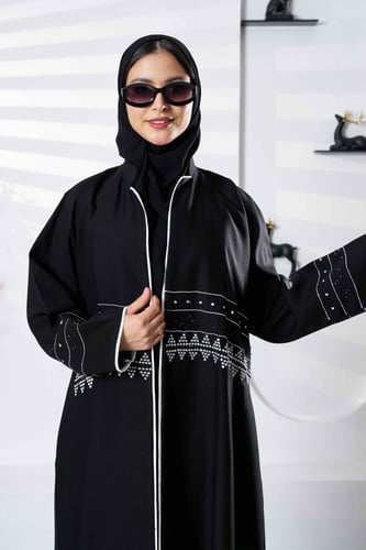 عباية فاخرة بتطريز هاند ميد